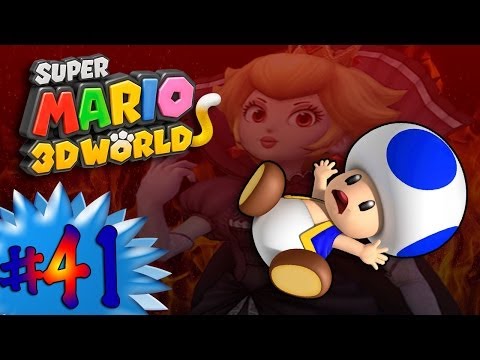 Super Mario 3D World | Part 41 | 100% Co-op Walkthrough [Murder]