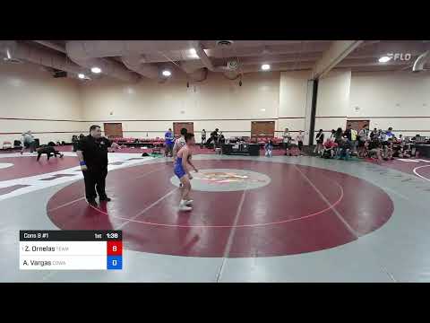 48 Kg Cons 8 #1 - Zaiyahn Ornelas, Team Zapas Wrestling Club Vs Alejandro Vargas, Cowa 5815