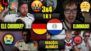 REAÇÕES dos ALEMÃES ELIMINADOS da COPA - ALEMANHA 1 (3) X (4) 1 PARAGUAI - COPA DO MUNDO 2026