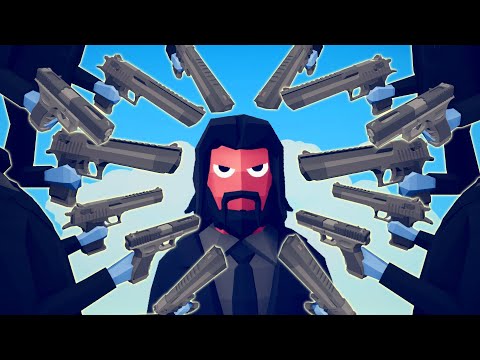 JOHN WICK DEFEAT EVERY UNIT | TABS - Totally Accurate Battle Simulator