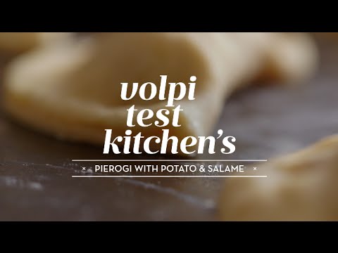 Potato and Salame Pierogies