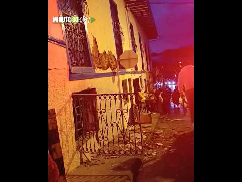 El viernes 5 de diciembre, una fuerte explosión seguida de un incendio sacudió a Sonsón, Antioquia