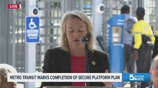 Metro Transit marks completion of Secure Platform Plan | Full press conference