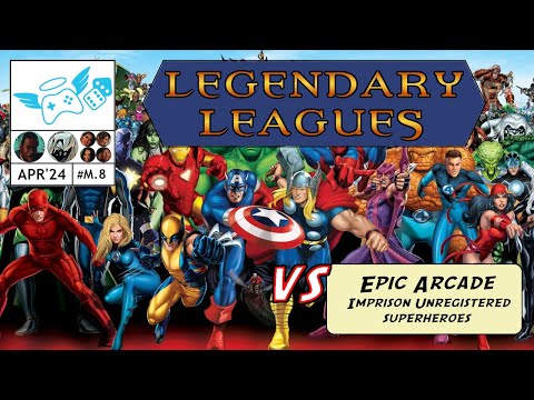 Extra Life April 2024 Marathon - Game 8 - Epic Arcade + Imprison Unregistered Superheroes