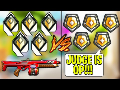 Valorant: Judge Only Radiants VS 5 Gold Players!