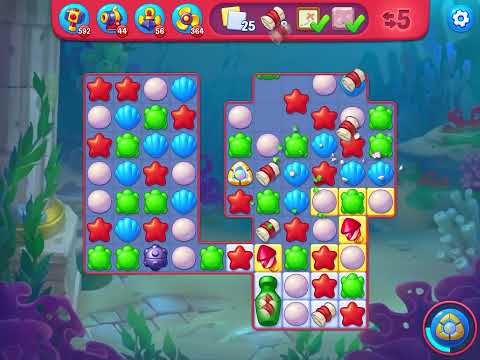 Fishdom Hard level 8495 no boosters フィッシュダム ハード