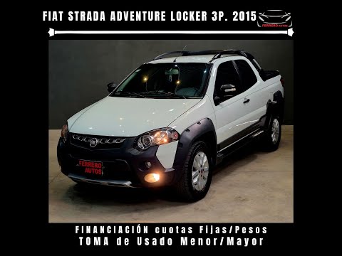 Se Vende:Fiat Strada Adventure Locker 3p  2015 - FERRERO Automotores Oncativo (Provincia de Córdoba)