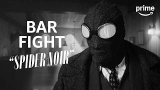The Spider vs. New Yorkers BRUTAL Bar Fight | "Spider-Noir" | Clip | Prime Video