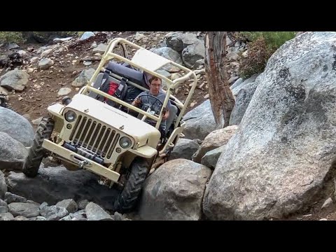 Submarine Jeep on the RUBICON TRAIL