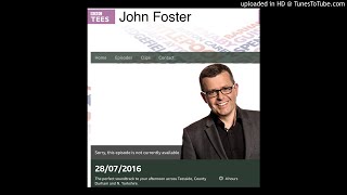Looking back... BBC Radio interview with me discussing DUST - on the John Foster Show. Merry Christm