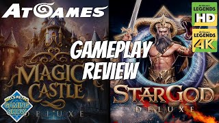 Magic Castle Deluxe and Star God Deluxe on AtGames HD Pinball