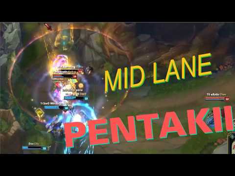 PentaKill ( Azir, Akali Vs Ahri ) - Mid Lane - League Of Legends