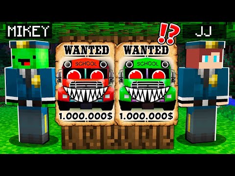 Unbelievable: JJ and Mikey Wanted in Minecraft!