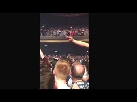 Liam Fray kicking off at Courteeners - Smoke Bomb