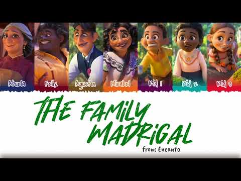 Stephanie Beatriz, Olga Merediz - 'The Family Madrigal' (from Encanto) Color Coded Lyrics