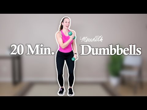 Senior Fitness Full Body Dumbbell Workout for Muscle Strength