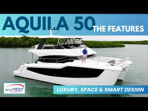Aquila 50 Catamaran: Ultimate Interior & Features Tour – Luxury & Innovation Inside