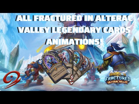 All Fractured In Alterac Valley Legendary Cards Animations!