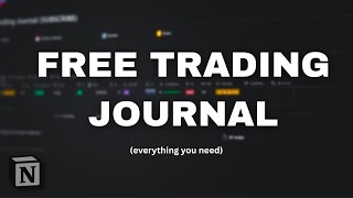 This FREE Trading Journal Made me Profitable (Download in 2 minutes)