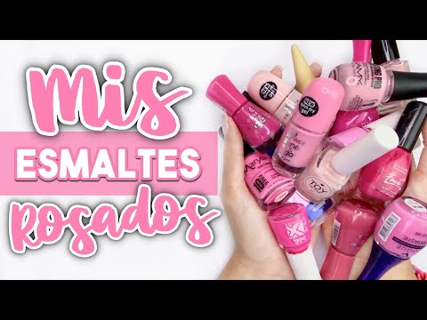SWATCHING ALL MY PINK NAIL POLISHES 💅🏻 20 SHADES