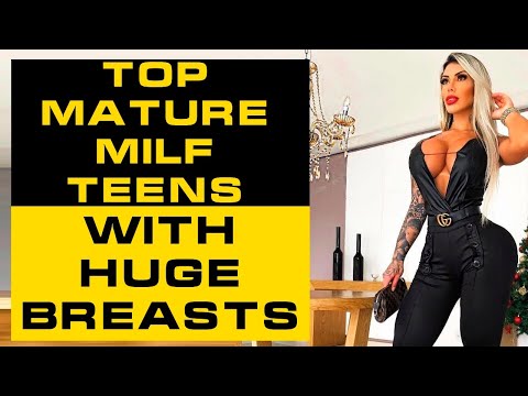 Top hot sexy MILF mature young women with huge chest in stockings pantyhose on high heels 2020 8
