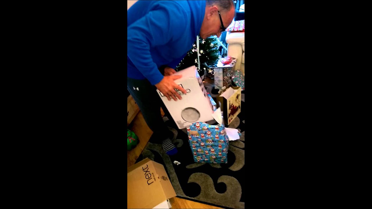 Dad receives 3litre bottle of vodka.