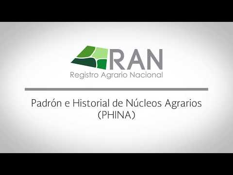 Servicios Públicos de Información del RAN. Padrón e Historial de ...