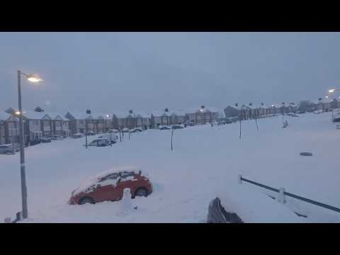 The Beast From The East and Storm Emma Time-lapse