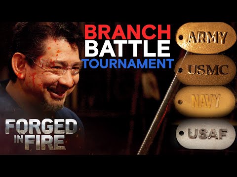 BATTLE OF THE U.S. MILITARY BRANCHES (Army, Navy, Marines, & Air Force!) | Forged in Fire