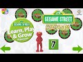 Sesame Street Numbers Learn Play Grow Learning Elmo Sesamestreet Toddler Abcd Cartoon