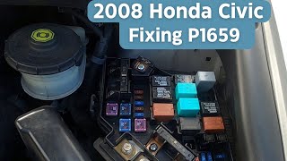 Fixing P1659 2006-2010 Honda Civic