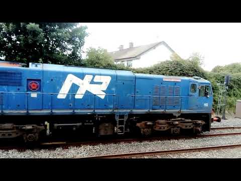 NIR locomotive 112 on shunting manouver in Sligo, September 2017