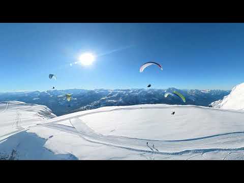 Paragliding Chäserrugg Toggenburg in Winter