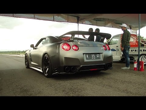 NISSAN GTR MENGGILA DI TRACK 201M | VSC DRAG RACE SERI 1 2019 | YOGYAKARTA