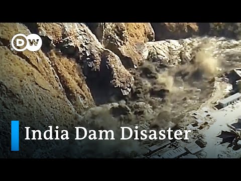 印度冰川爆裂，救援人員尋找倖存者拯救者尋找倖存者｜DW新聞網 (India glacier burst: Rescuers search for survivors | DW News)