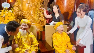 HÀ QUỲNH NHƯ, THANH PHONG Lễ Phép Mừng Thọ 100 Tuổi Ông Bà Đẹp Như Tiên