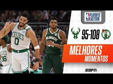 NBA PLAYOFFS: TATUM E GIANNIS DUELAM, CELTICS VENCEM BUCKS E FORÇAM JOGO 7 | MELHORES MOMENTOS