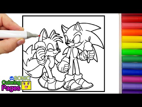 Sonic Team Coloring Pages Sonic Coloring Pages Sonic  new Sonic Prime COLORING