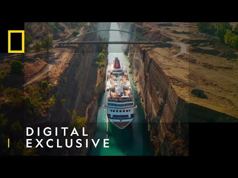 Why The Corinth Canal Is a True Engineering Marvel