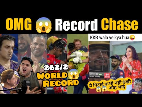 World Record Run Chase 😱 Bairstow Shashank & Prabh ने उड़ा के रख दिया | Punjab vs KKR 2024