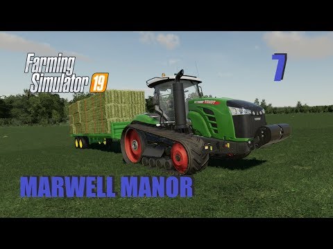 Farming Simulator 19 Timelapse Marwell Manor EP7 with subtitles