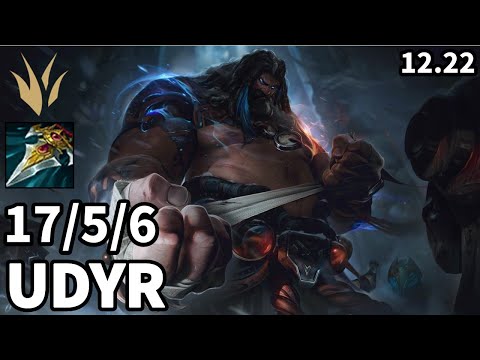 Udyr Jungle vs Kindred - KR Master | Patch 12.22
