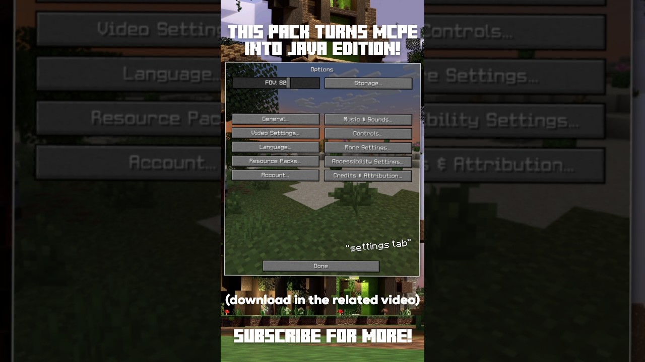 This Texture Pack Turns MCPE Into Java Edition!(MCPE 1.21+) #minecraft #mcpe #minecraftjavaedition