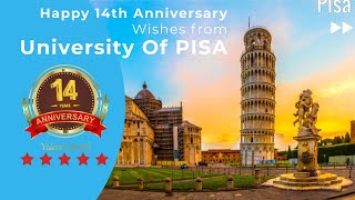 University of Pisa wishes Videsh Consultz on 14th Anniversary |  study in italy