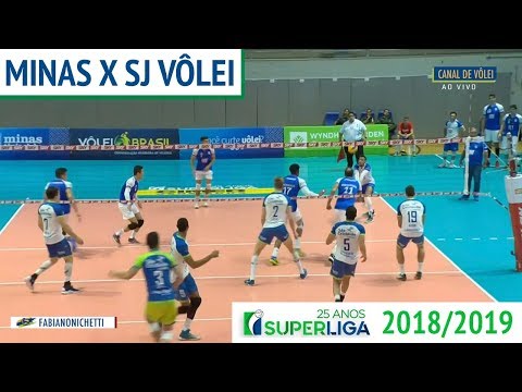 Minas x SJ Vôlei - Superliga de Vôlei Masculino 2018-2019