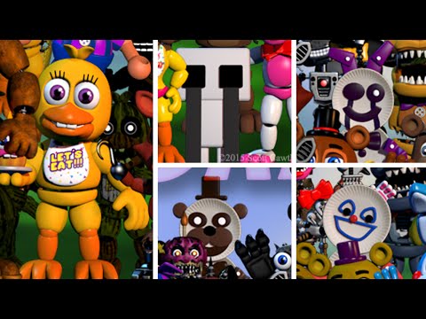 Five Nights At Freddy's World Teaser | Fantasma De Niño Y Muñecos de Papeles Y Platos