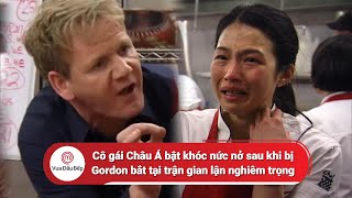 Cô gái Châu Á bật khóc nức nở sau khi bị Gordon bắt tại trận gian lận nghiêm trọng | Vua Đầu Bếp Mỹ