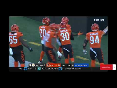 Mike Hilton with a insane pick 6 What a fantastic interception!!! Nice defense Nice play Mike Hilton