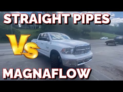 RAM 3.6L V6: STRAIGHT PIPES Vs MAGNAFLOW MAGNAPACK!
