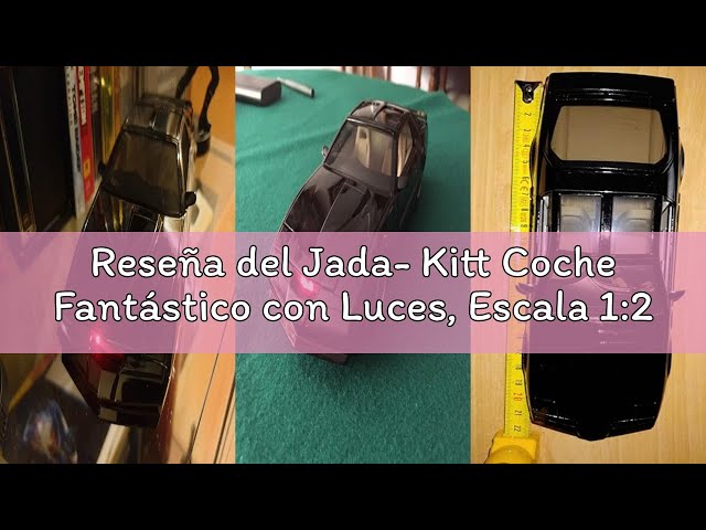 Vídeo relacionado con Jada- Kitt Coche Fantástico con Luces, Escala 1:24, Fabricado en Metal, A Partir de 8 Años (253255000)